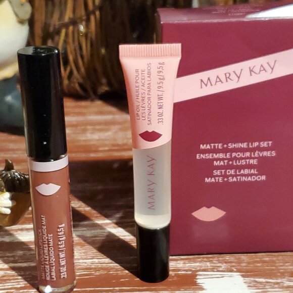 Cinnamon Matte + Shine Lip Set - Limited Edition Mary Kay - Picture 1 of 11